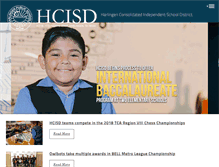 Tablet Screenshot of hcisd.org